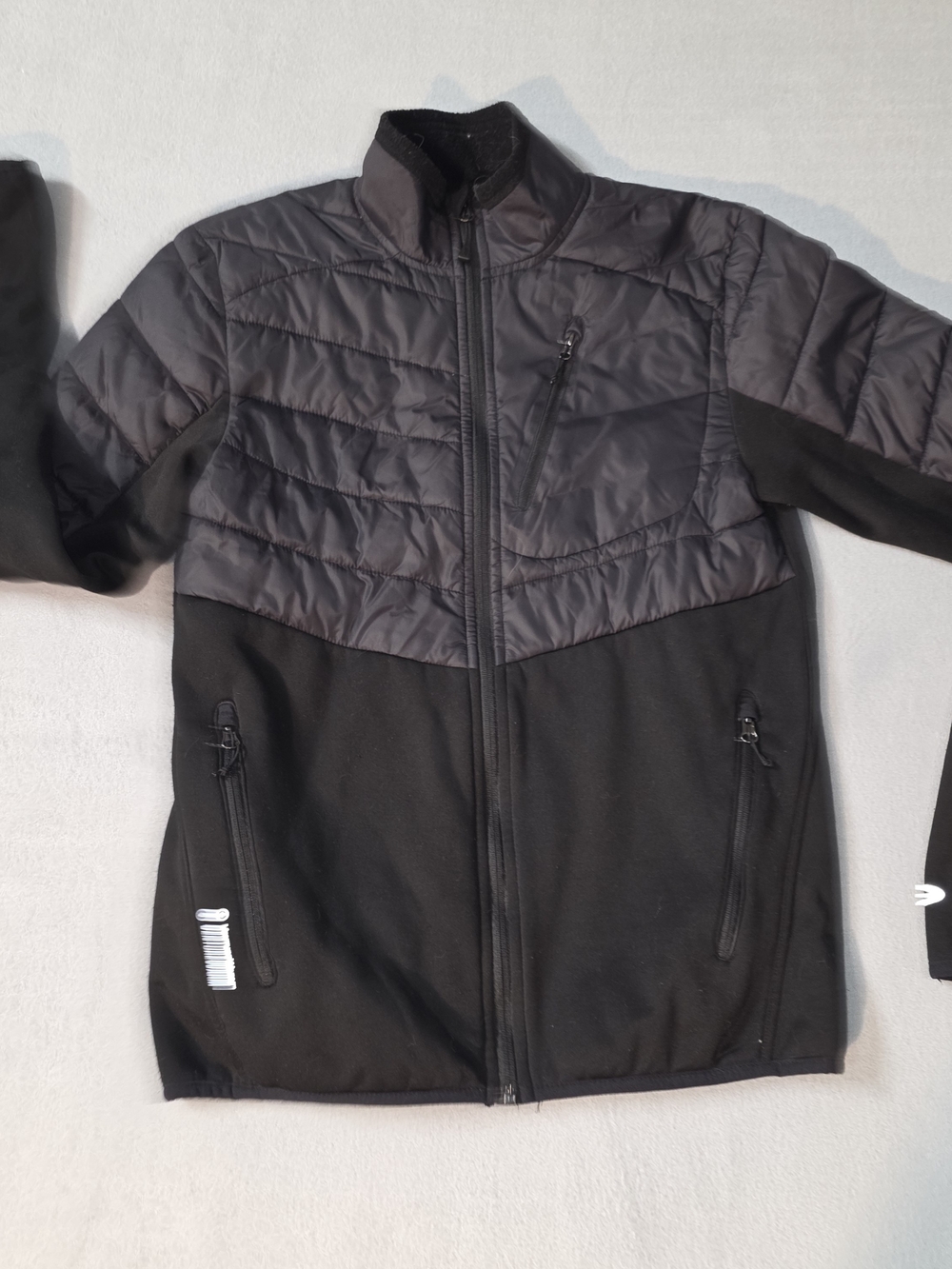 Champion Black Quilted Hybrid Performance Jacket